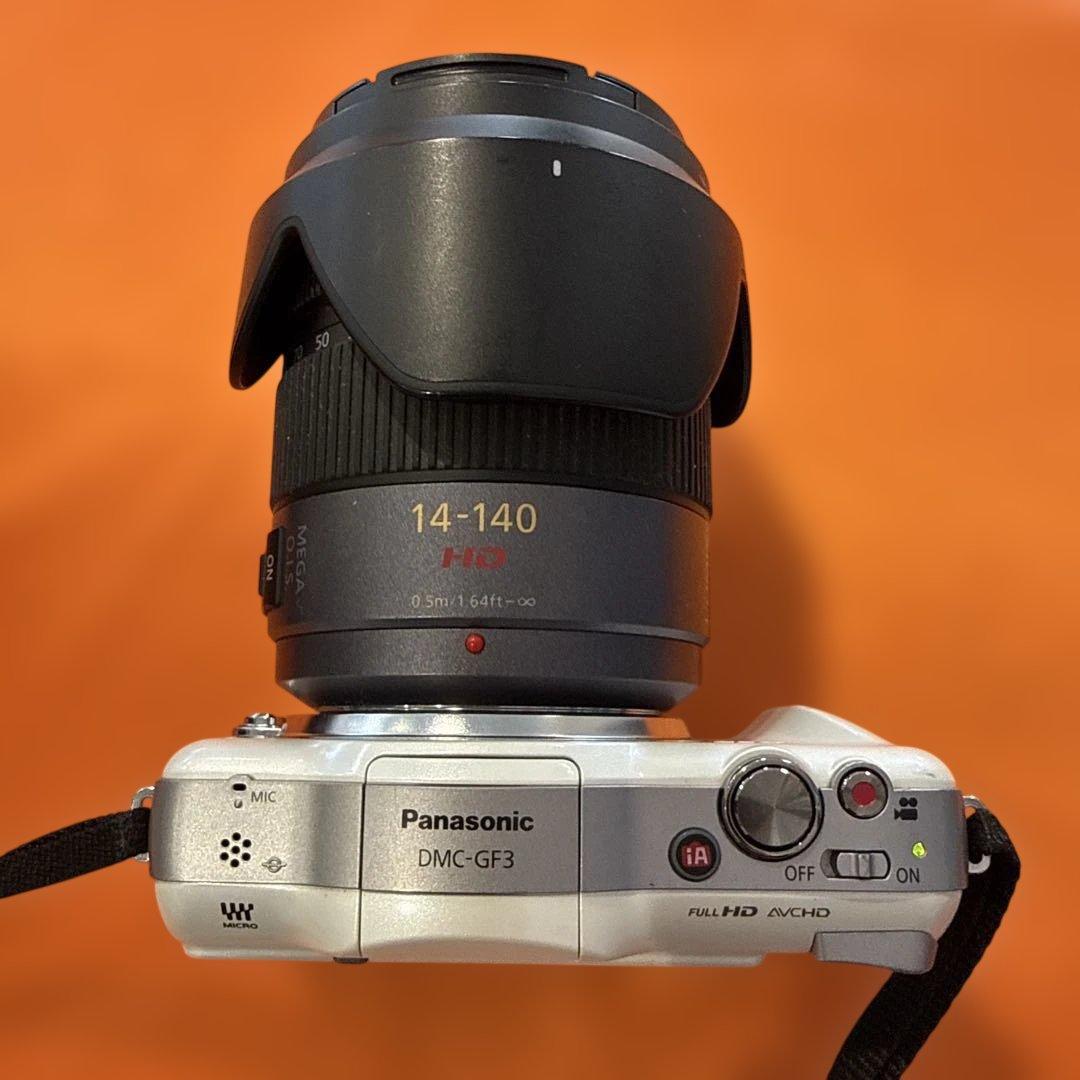 Panasonic DMC-GF3 デジタルカメラ 14-140mmレンズ付き