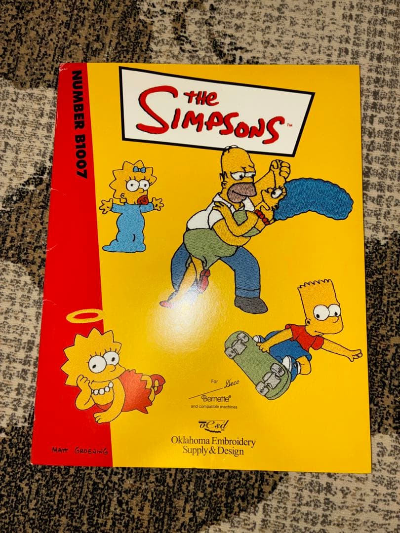 ［gunby]シンプソン　ミシン刺繍用カード