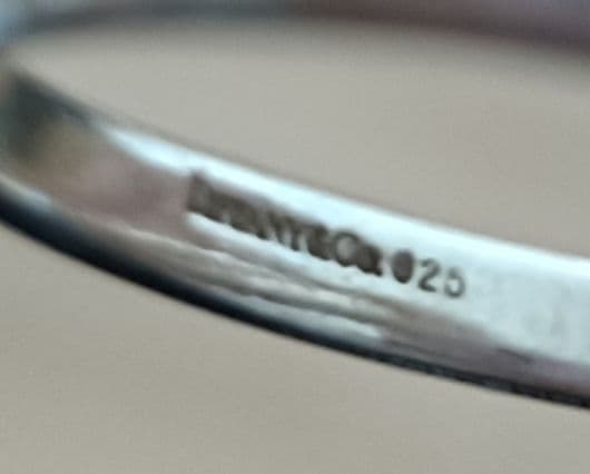 TIFFANY　3連　トリニティ リング 約17号