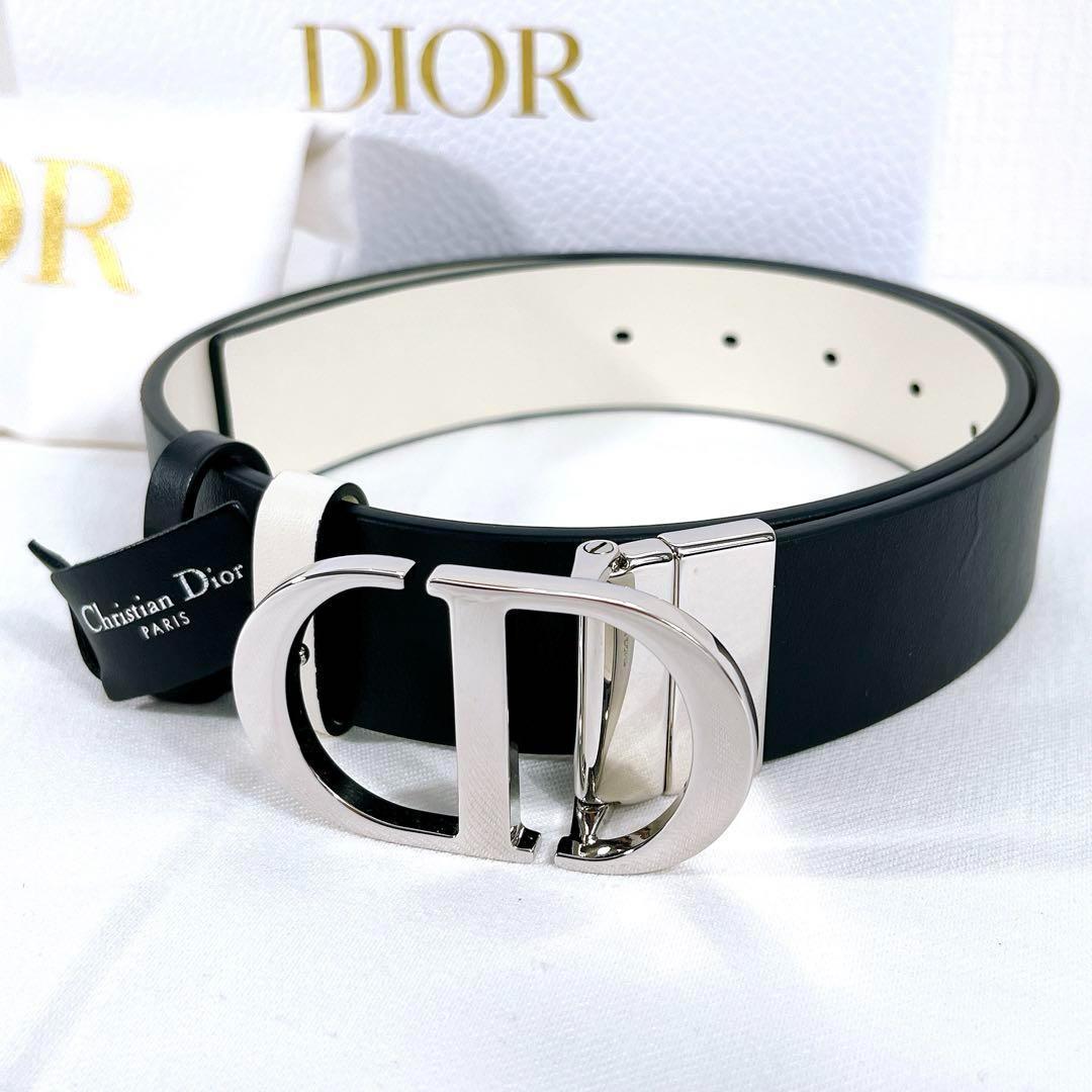 美品 Dior 30 モンテーニュ リバーシブルベルト サイズ70 幅35mm