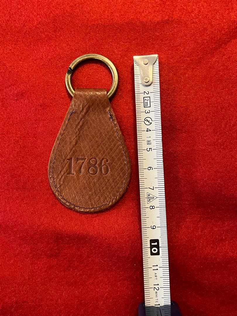 【幻の革】ロシアンカーフ　キーホルダー【ジョージクレバリー製】