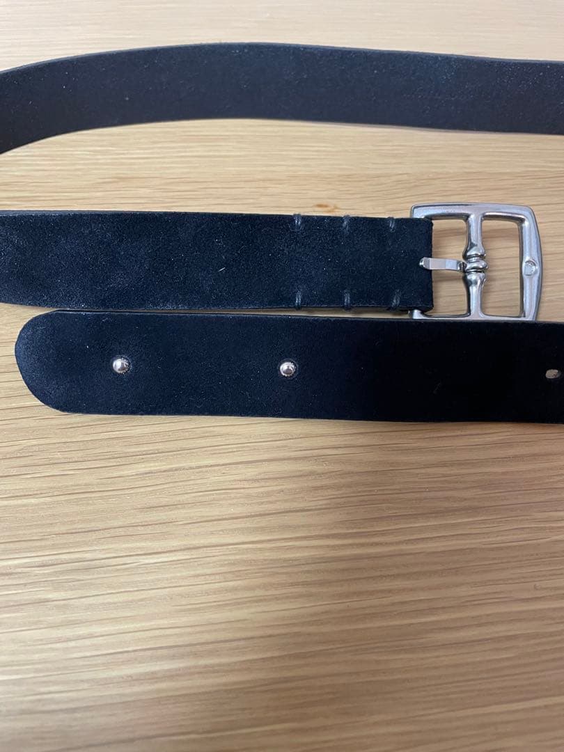 マインデニム　Suede Leather Belt