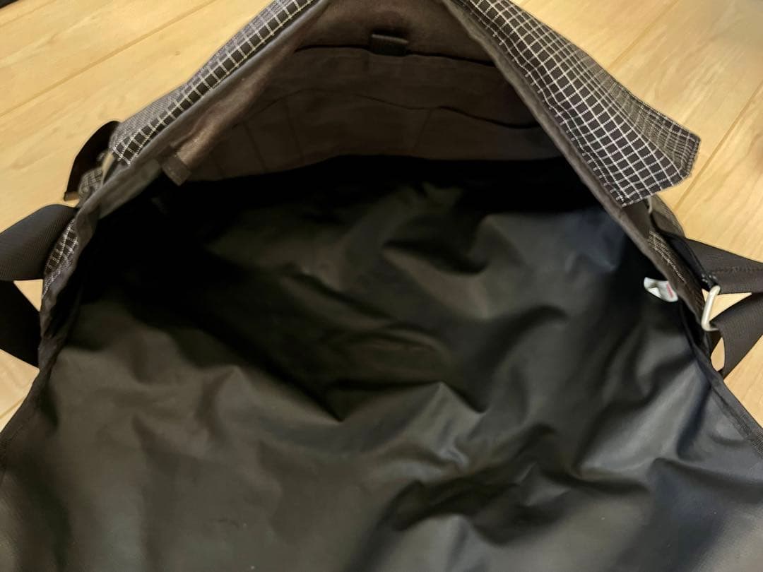 Supreme Box Logo メッセンジャーバッグ 黒 チェック　ビンテージ