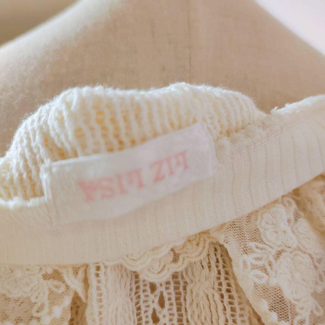 お寿司ページ　リズリサ リボンレーストップス 姫 平成ギャル 00s