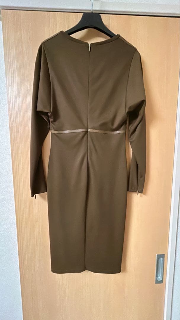 maxmaraオリーブグリーン 長袖ワンピース