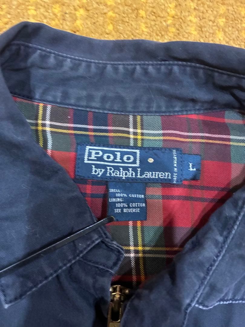 ポロラルフローレン　ネイビー スイングトップ　ジャケット