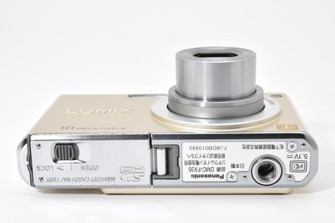 【お値下げ歓迎・美品】Panasonic LUMIX DMC-FX35 ゴールド