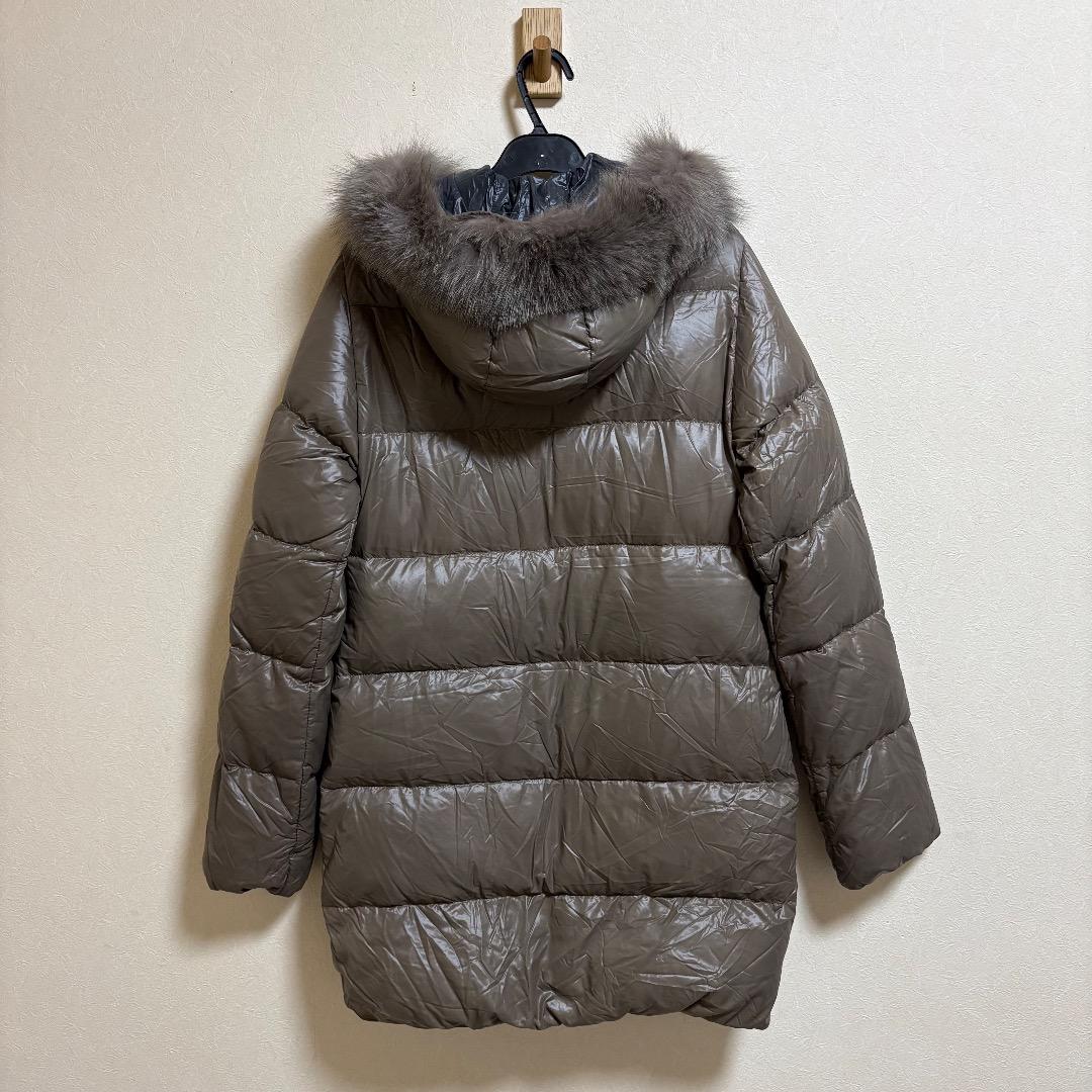 デュベティカ Kappa ダウンコート 42 フォックスファー モカ