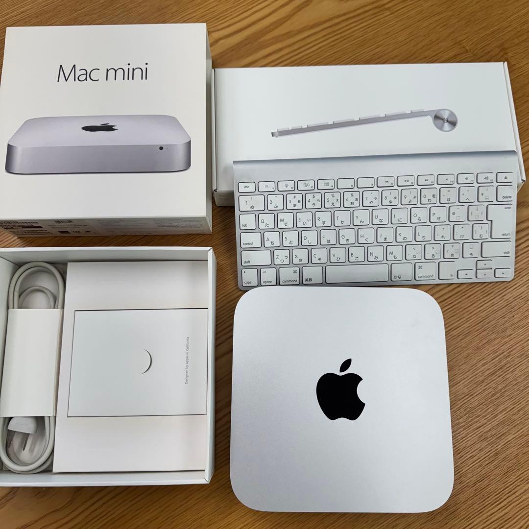 Mac mini MGEQ2J/A ワイヤレスキーボード付きMC184J/B