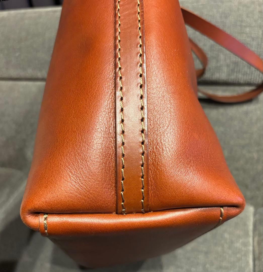 【美品】2回使用　HERZ×mattigeバッグ　トート　チョコ