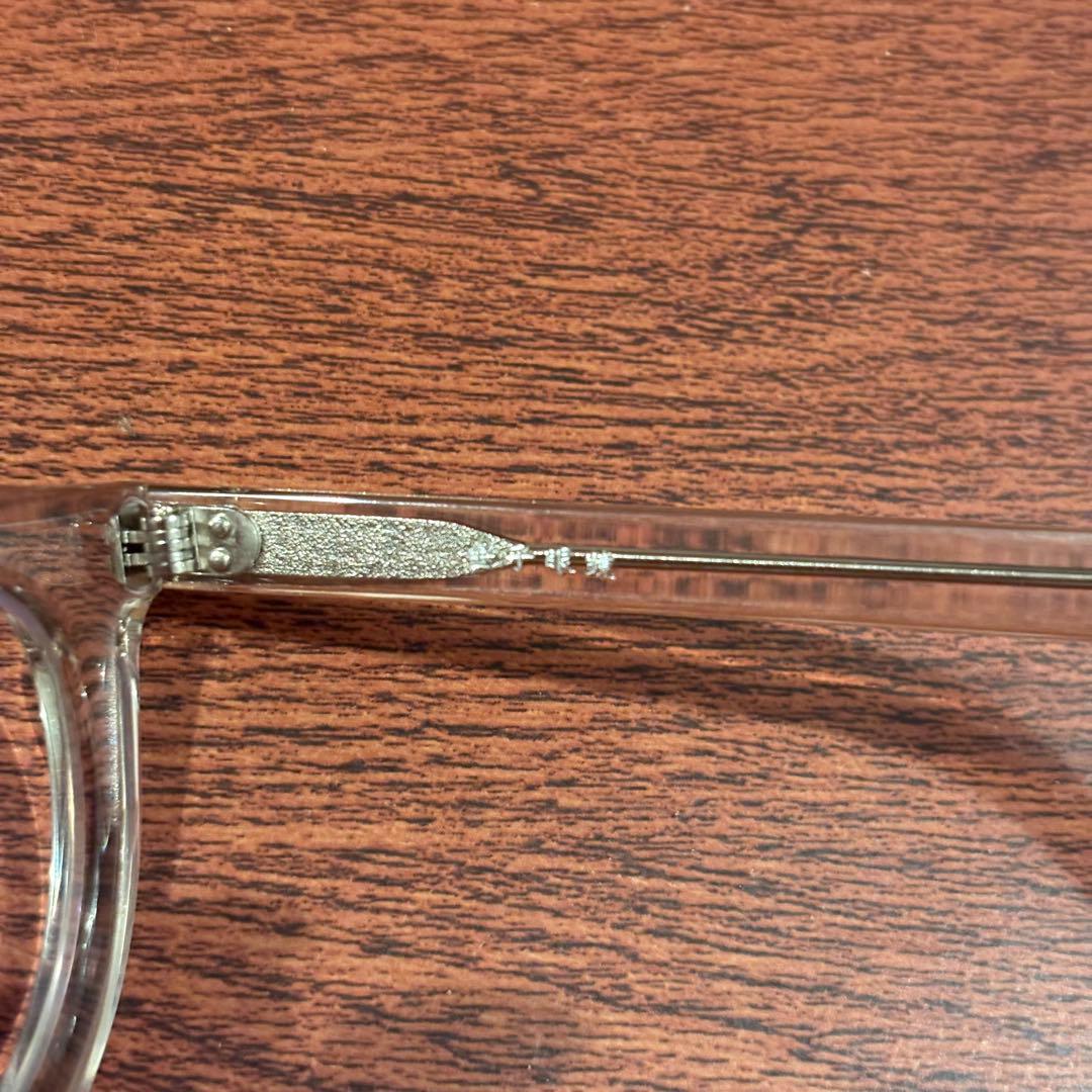 金子眼鏡 クリアメガネ