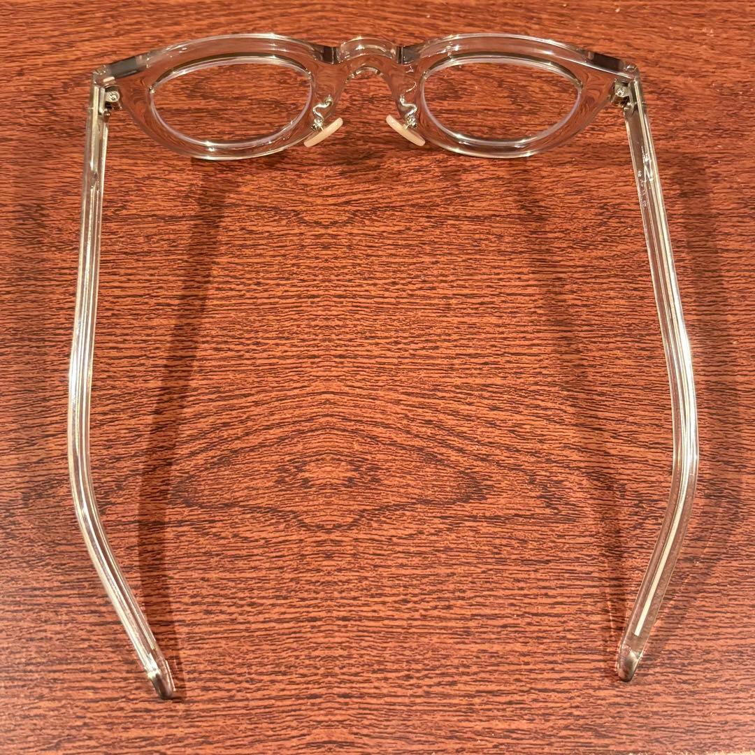 金子眼鏡 クリアメガネ