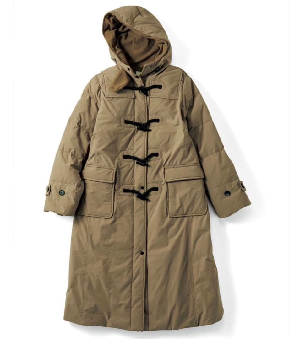 フェリシモ　ダッフルダウンコート　LLサイズ　Live in comfort