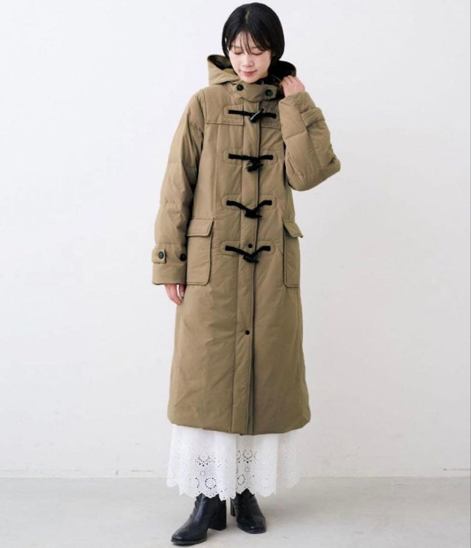 フェリシモ　ダッフルダウンコート　LLサイズ　Live in comfort