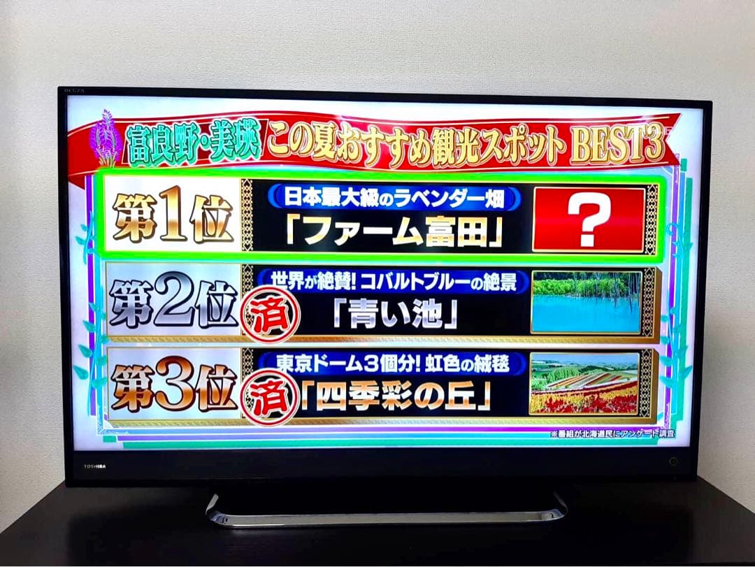 美品　TOSHIBA　レグザ　40V型　40M500X　液晶テレビ　2018年製