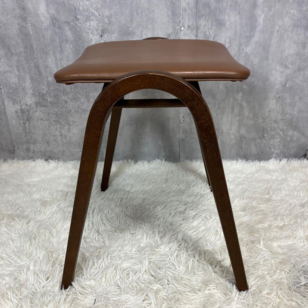 秋田木工 IDC大塚 No.202 剣持勇 スタッキングスツール 4脚セット