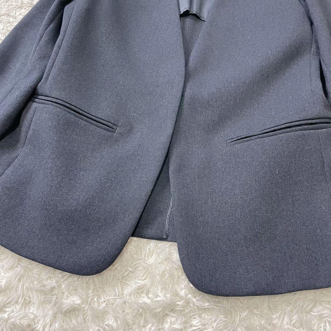 美品✨ シップス ノーカラー パンツ スーツ セットアップ 洗える 近年モデル