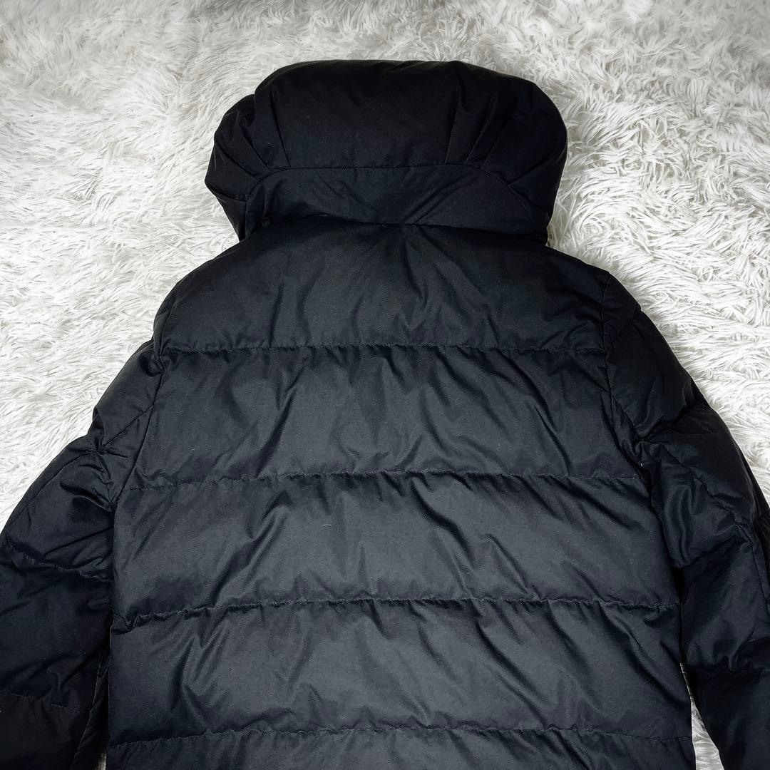 OPAQUE.CLIP ダウンジャケット　ショールカラー　ウォッシャブル　黒　L