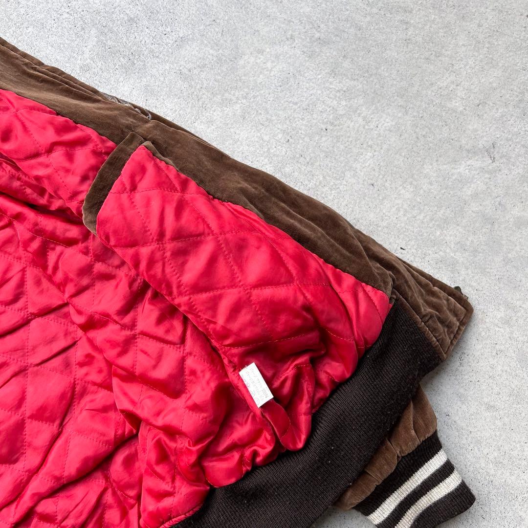 専用！70s - 80s vintage 龍 鷹 刺繍ロゴ ベロア スカジャン