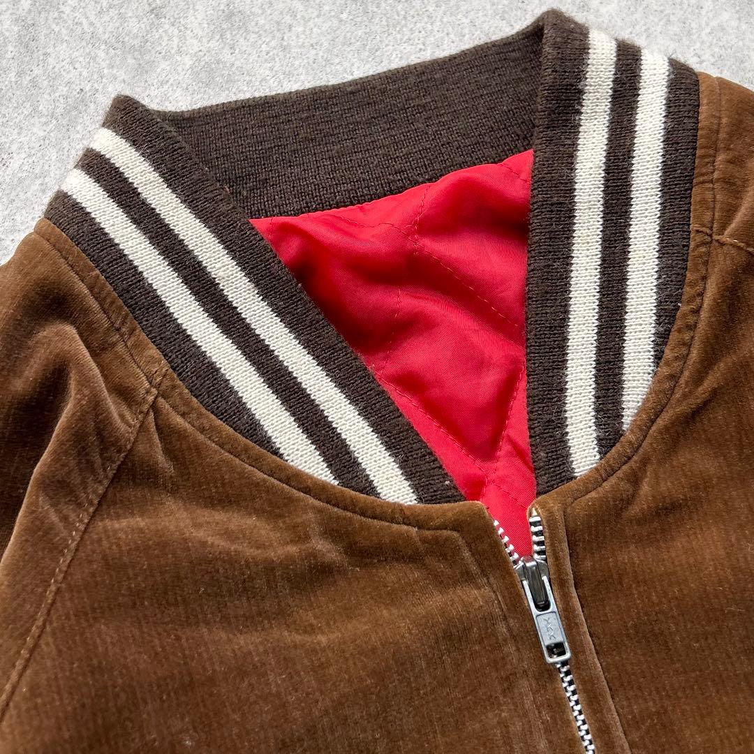 専用！70s - 80s vintage 龍 鷹 刺繍ロゴ ベロア スカジャン