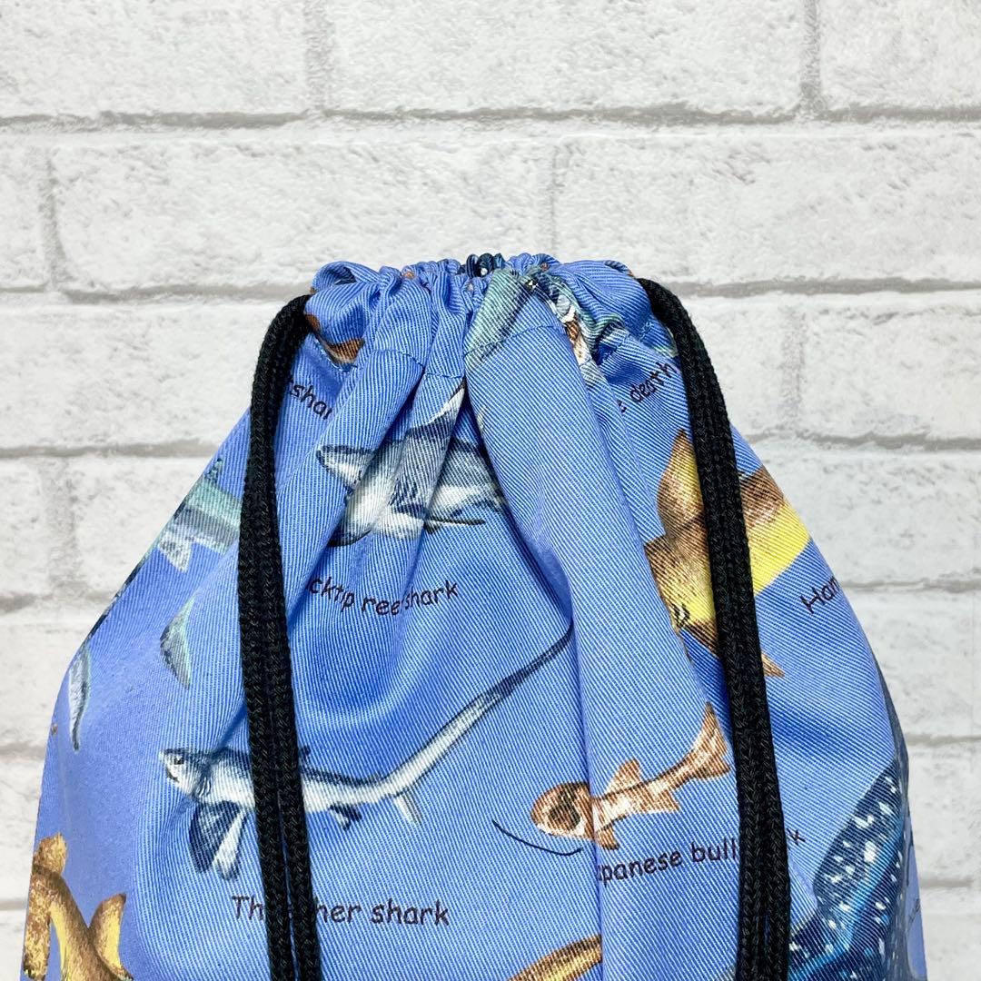 【kunako】サメ図鑑(ブルー)/深海魚(ネイビー)入園入学グッズ7点