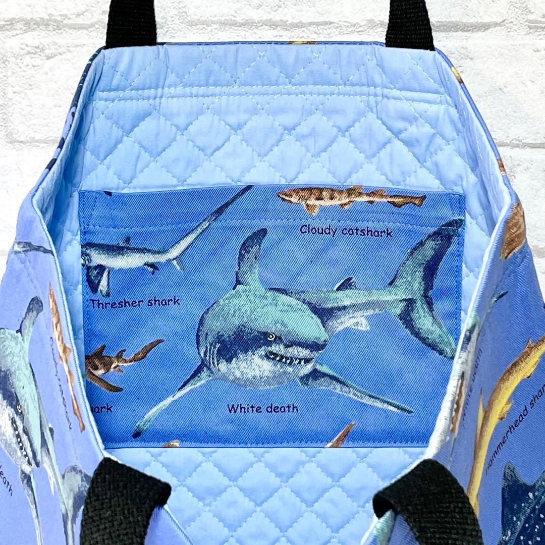 【kunako】サメ図鑑(ブルー)/深海魚(ネイビー)入園入学グッズ7点