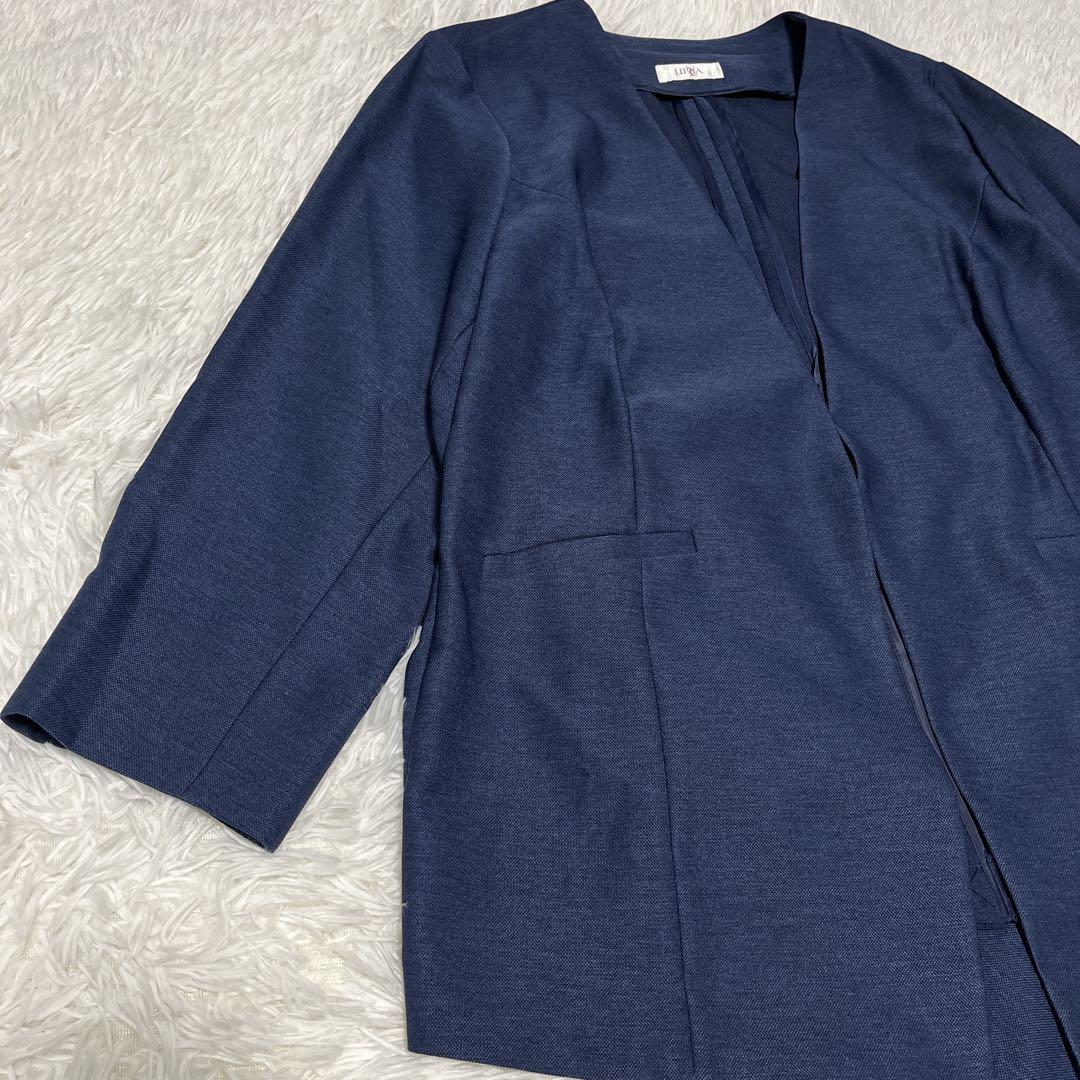 【洗える】7days Life Styling 6L リネンライク パンツスーツ