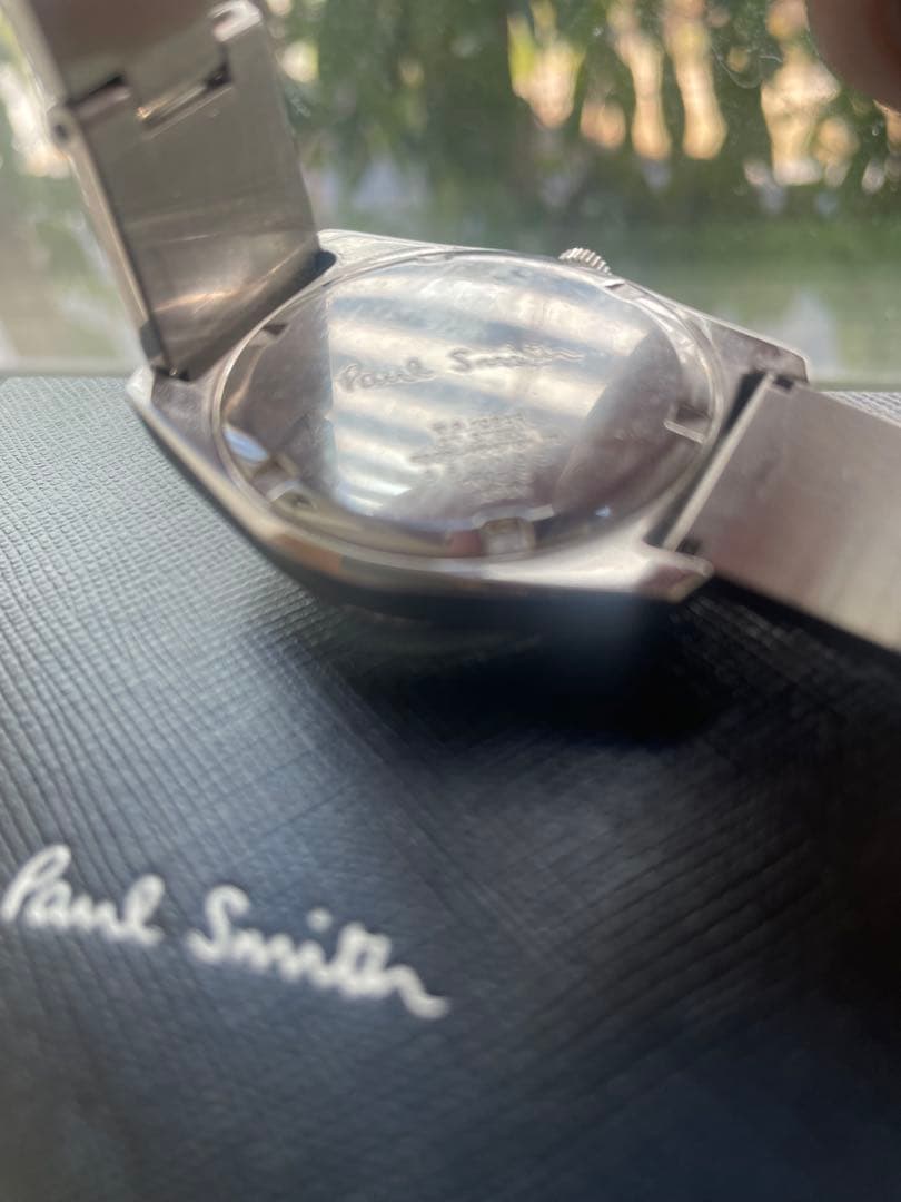 【電池新品美品】ポールスミス腕時計36㎜ブラックシルバー(*^_^*)