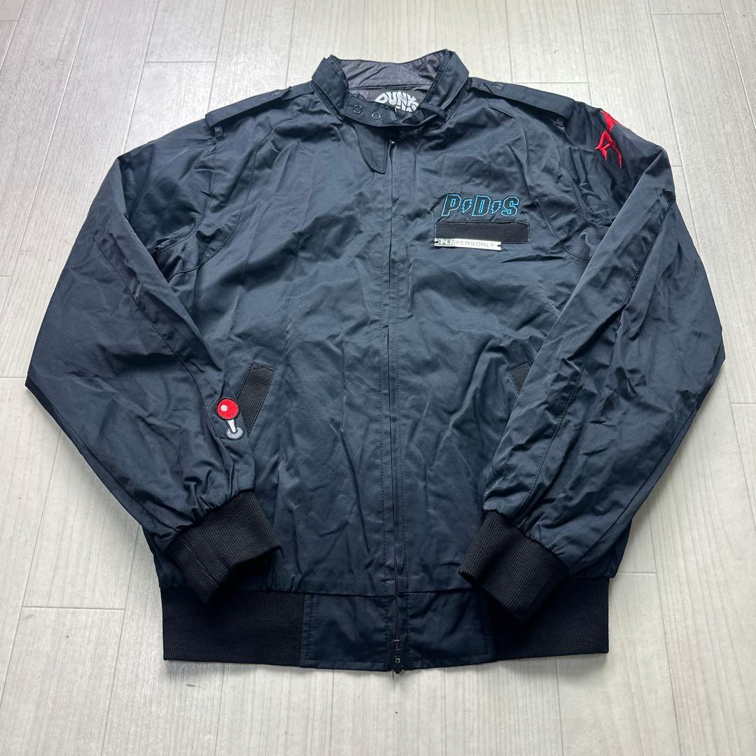 パンクドランカーズ インベーダー バック 刺繍 ライダースジャケット サイズM