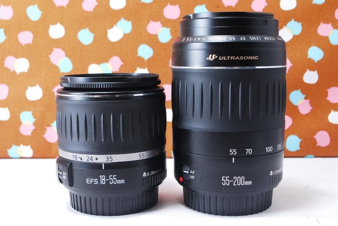 ✨初心者オススメ✨スマホ転送可能✨Canon kiss X7 ダブルレンズセット