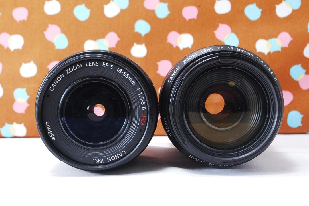 ✨初心者オススメ✨スマホ転送可能✨Canon kiss X7 ダブルレンズセット