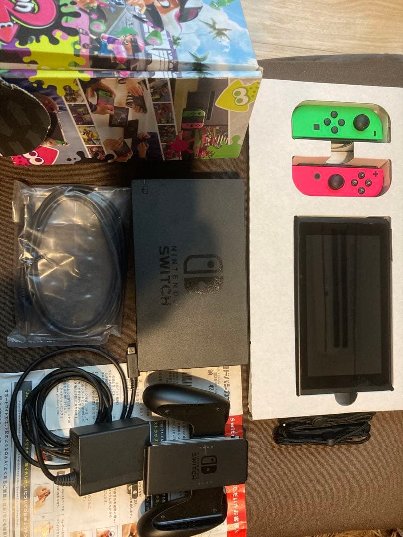 （領収書付き）Nintendo Switch 本体　付属品全部完備