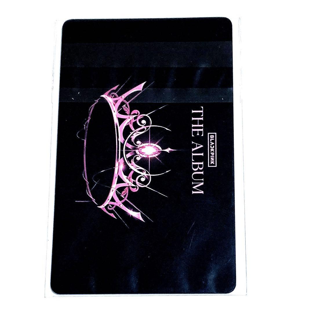 BLACKPINK THE ALBUM ユニバ 特典 ジス トレカ