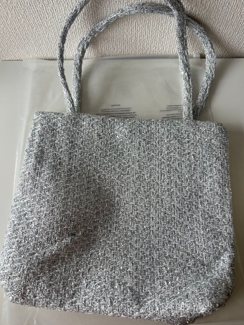 CHANEL シャネル ココマーク ツイード スパンコール トートバッグ