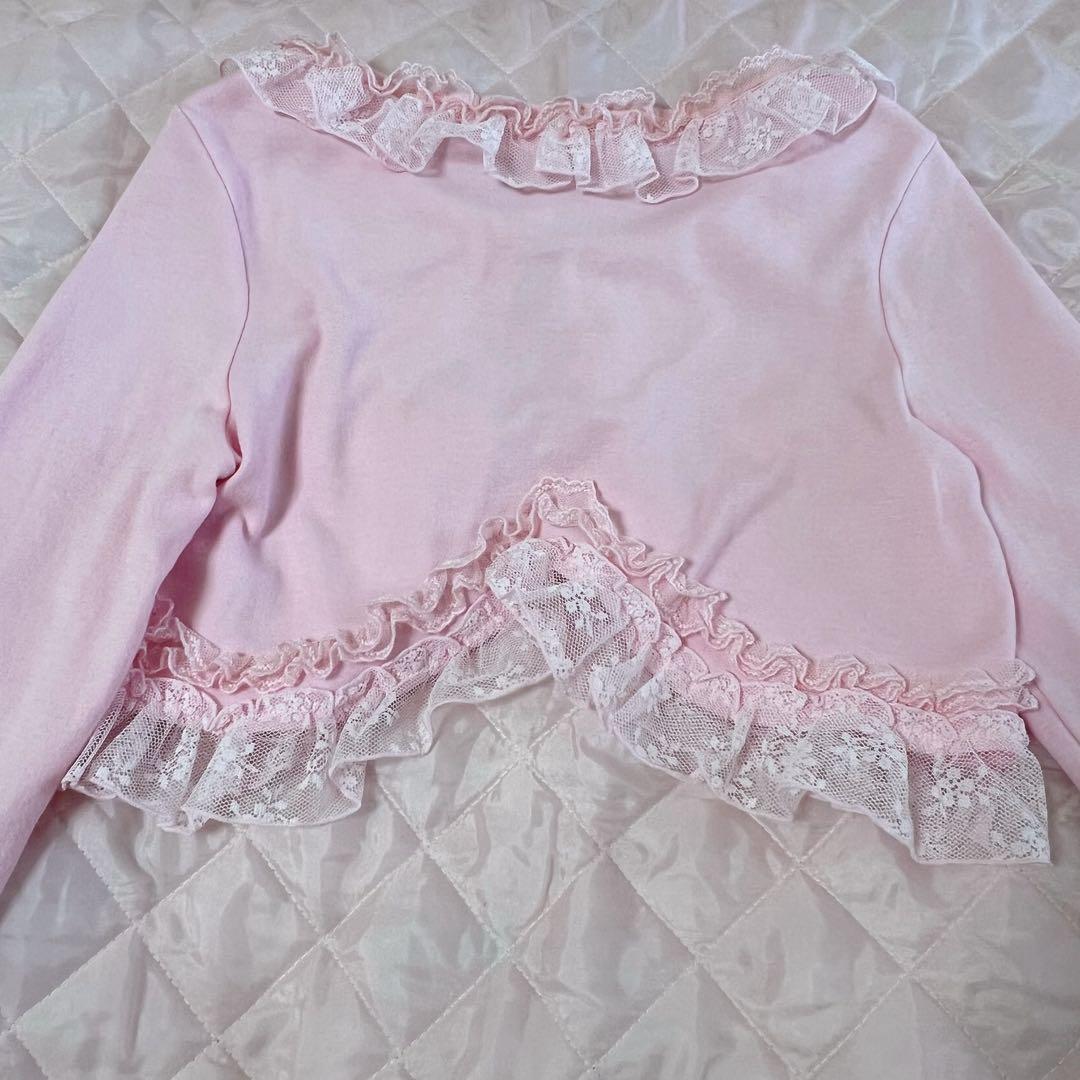 Angelic Pretty ボレロ　カーディガン　レース　リボン　ピンク