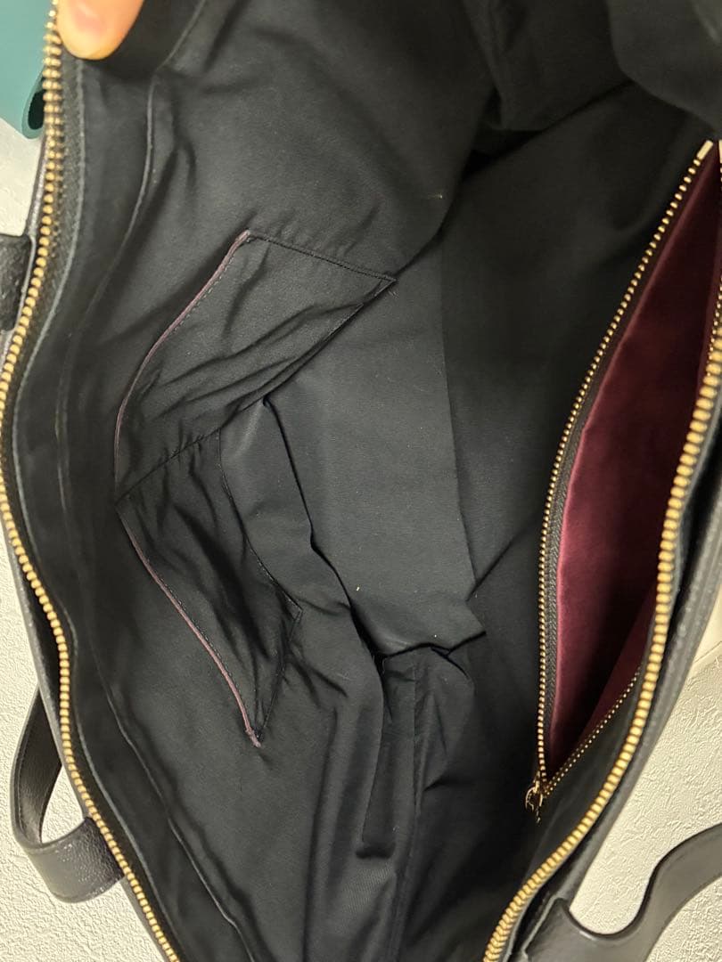 ポールスミス トートバッグ A4収納マルチストライプ 肩掛け ブラック