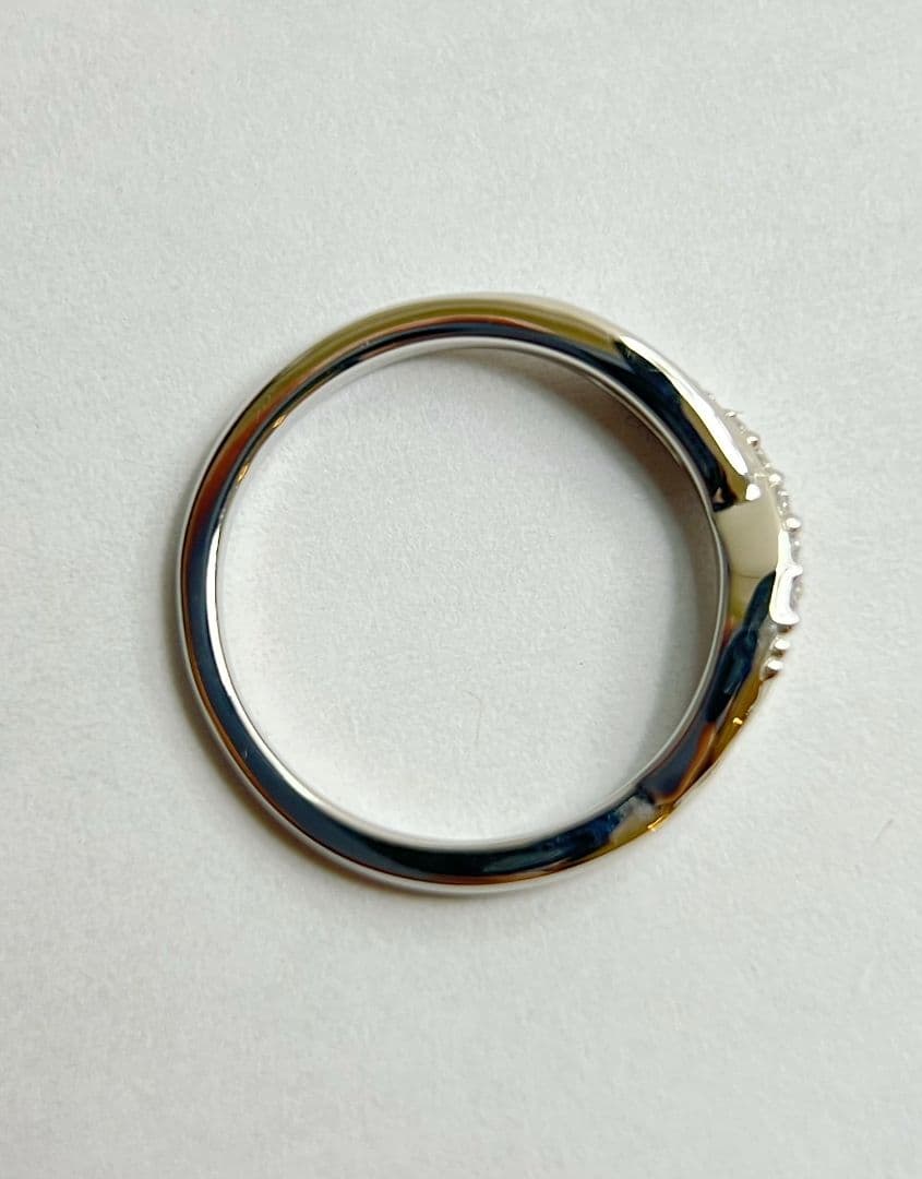 Canal4°C プラチナpt900　ダイヤモンド　リング　7#　紙袋　箱付き