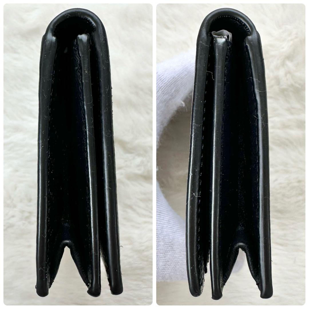 未使用級✨サンローラン カードケース 名刺入れ レザー ブラック ビジネス