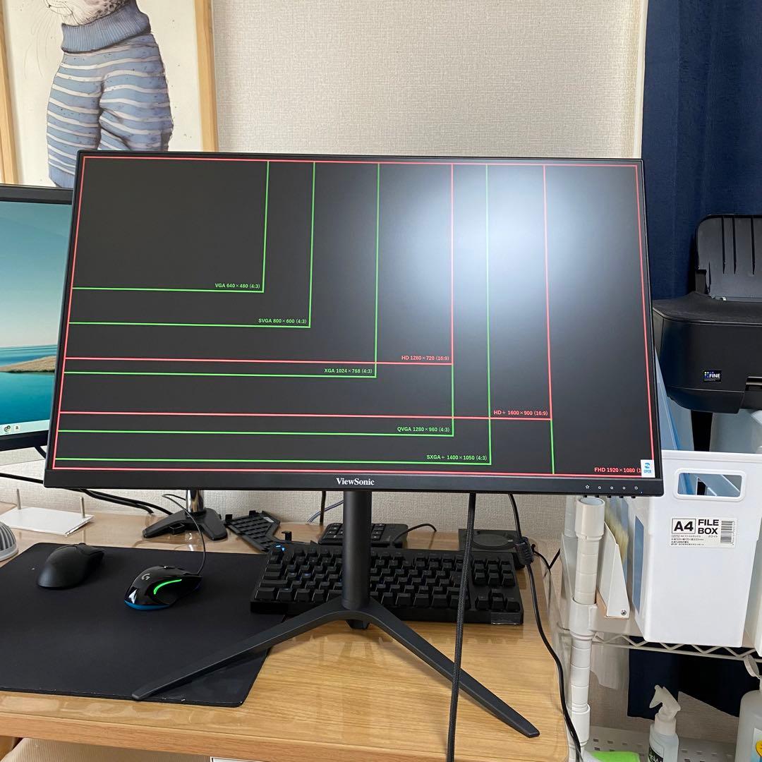 ViewSonic VX2728J-2K-7 27インチ ディスプレイ 美品