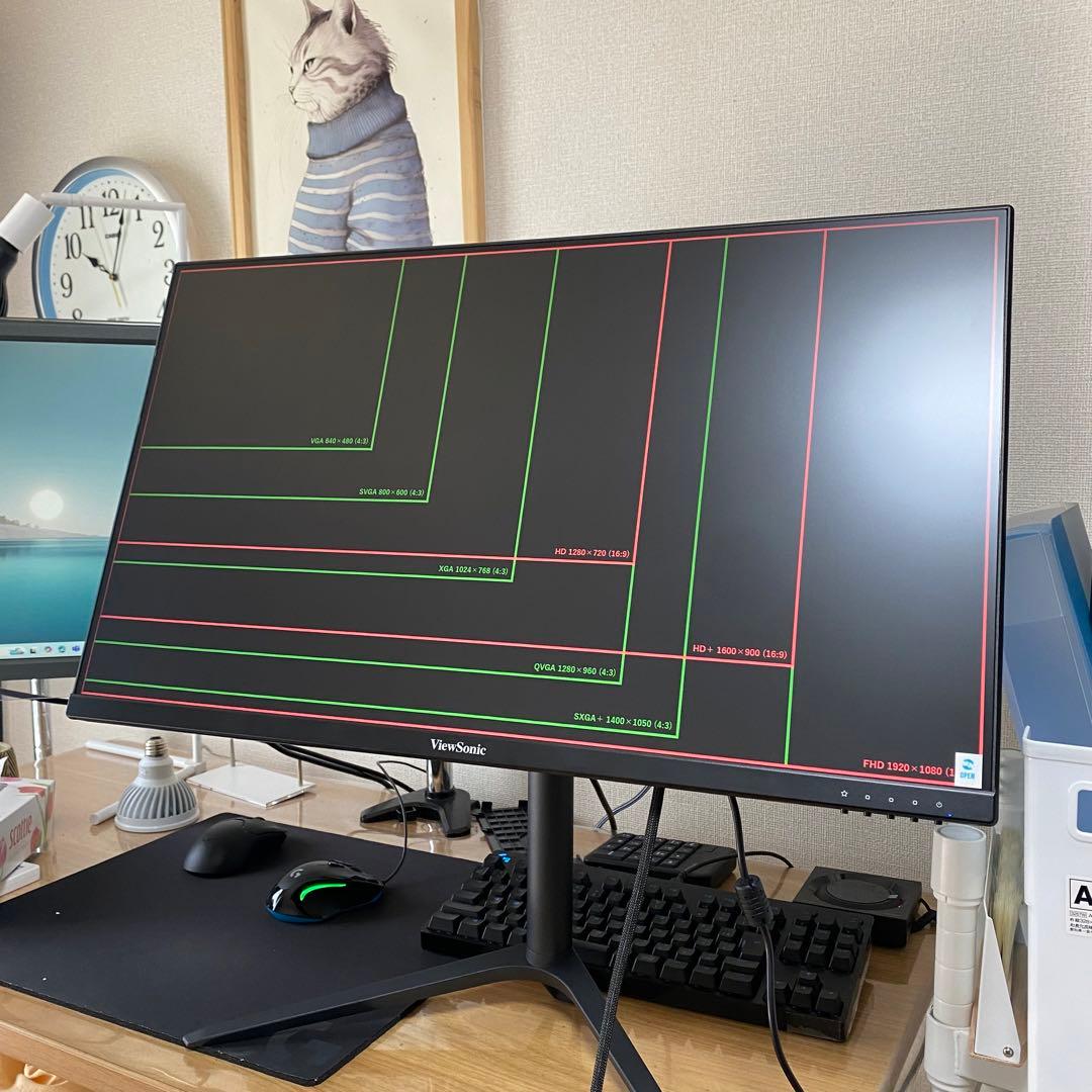 ViewSonic VX2728J-2K-7 27インチ ディスプレイ 美品