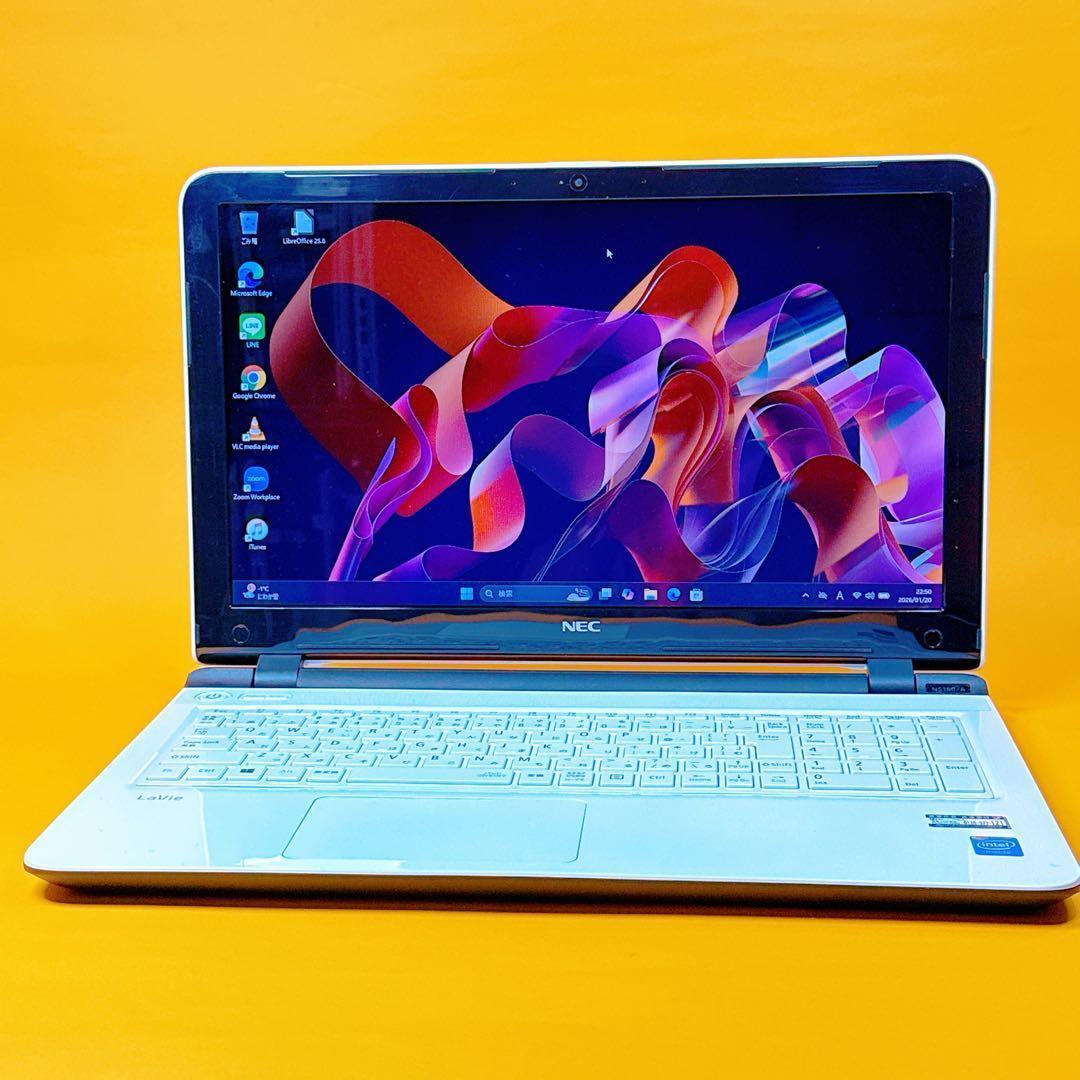 極速16GB‼️新品SSD windows11カメラノートパソコン Office