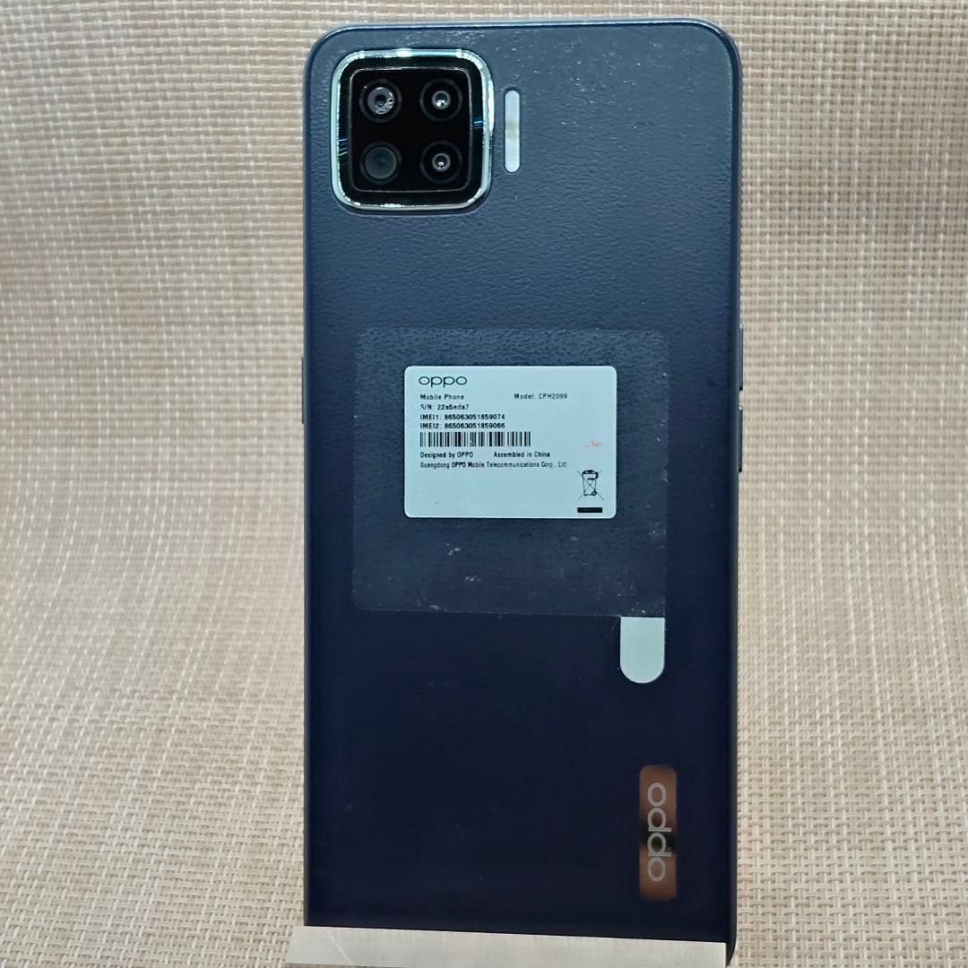 ②OPPO スマートフォン A73 ネイビーブルー