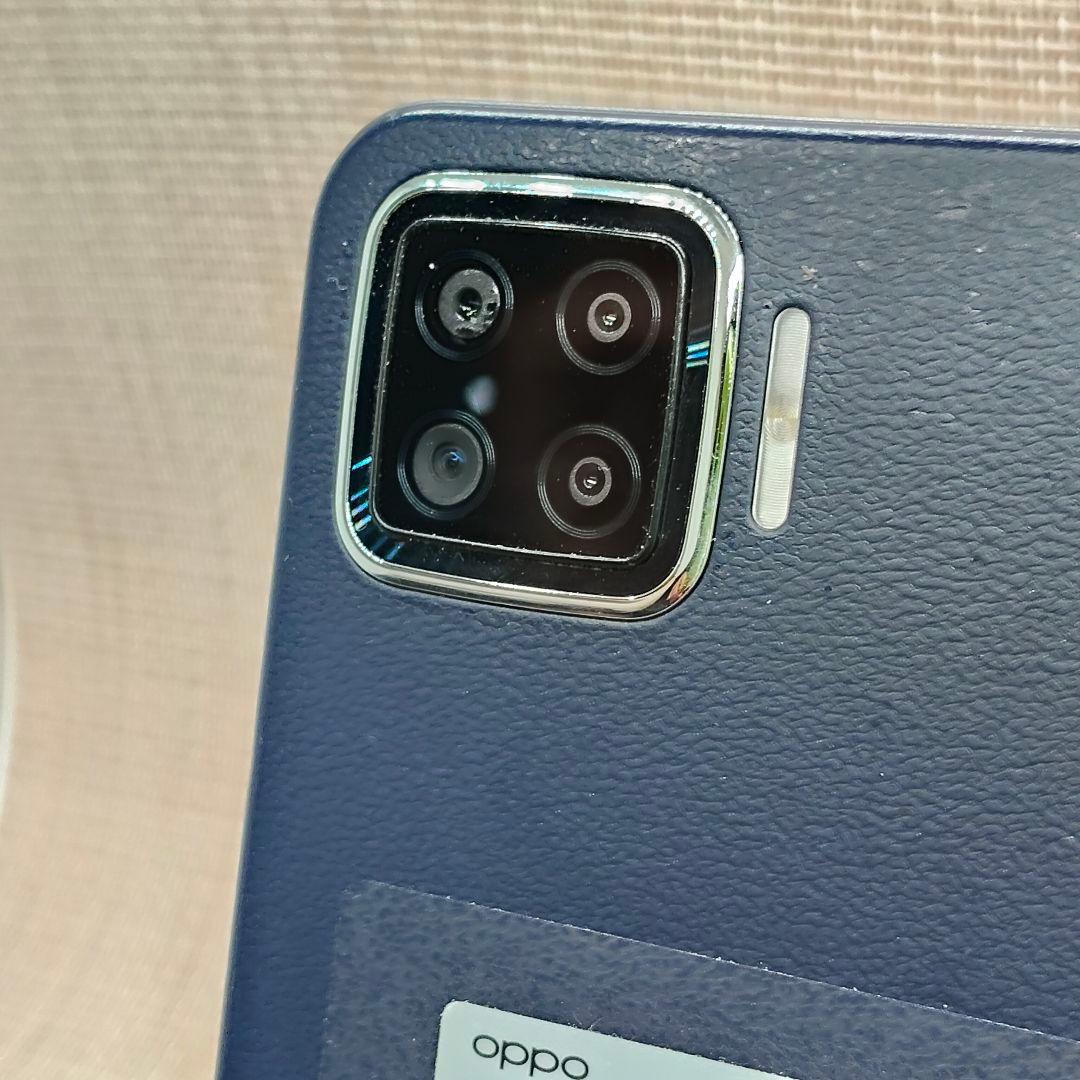 ②OPPO スマートフォン A73 ネイビーブルー