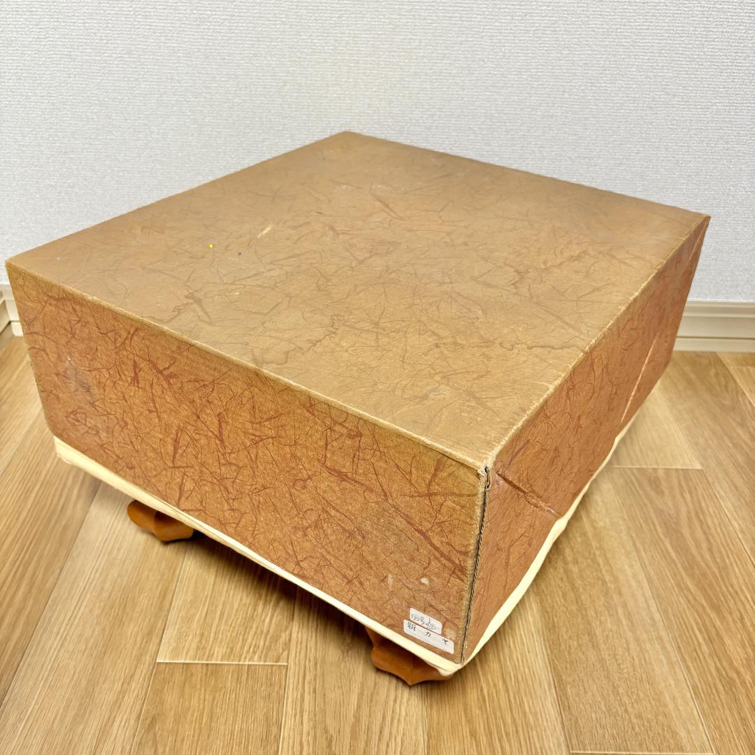 【定価27万円】新榧 6寸 柾目 足付 碁盤 碁石 34号 本蛤 那智黒 木箱付