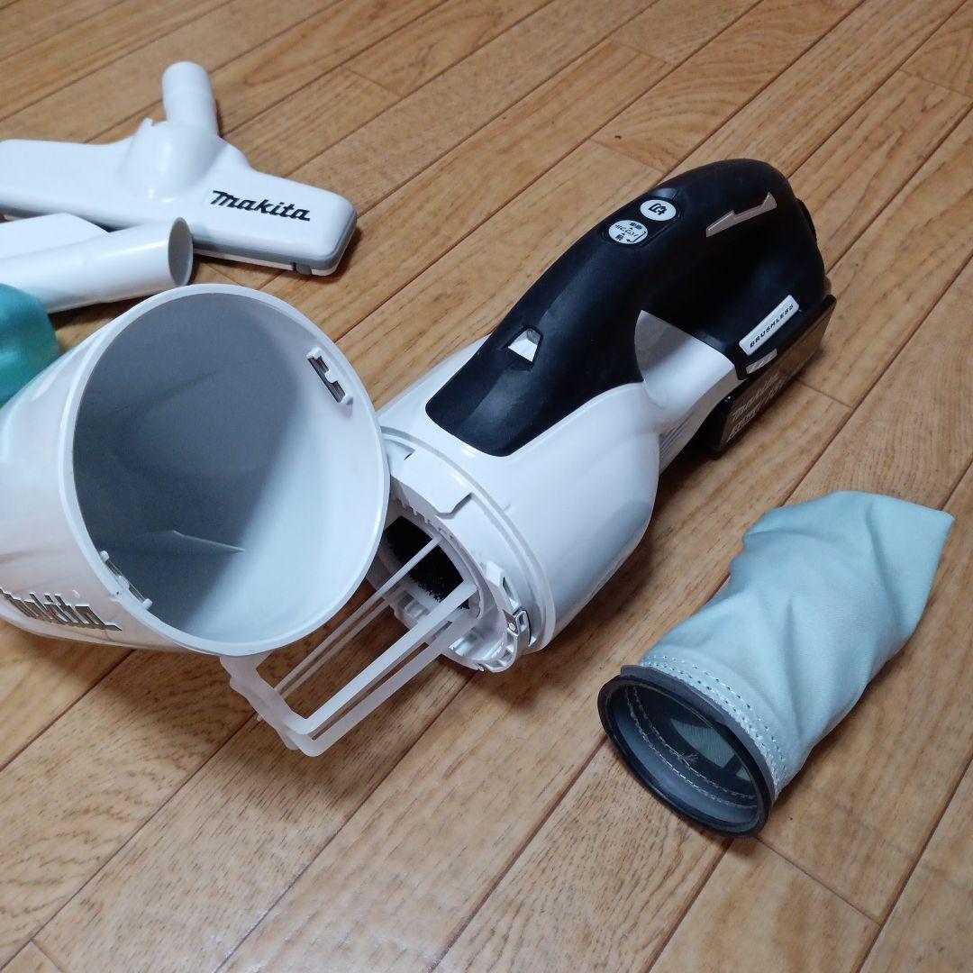 マキタ18V充電式クリーナ CL281FD純正バッテリ、急速充電器、サイクロン付