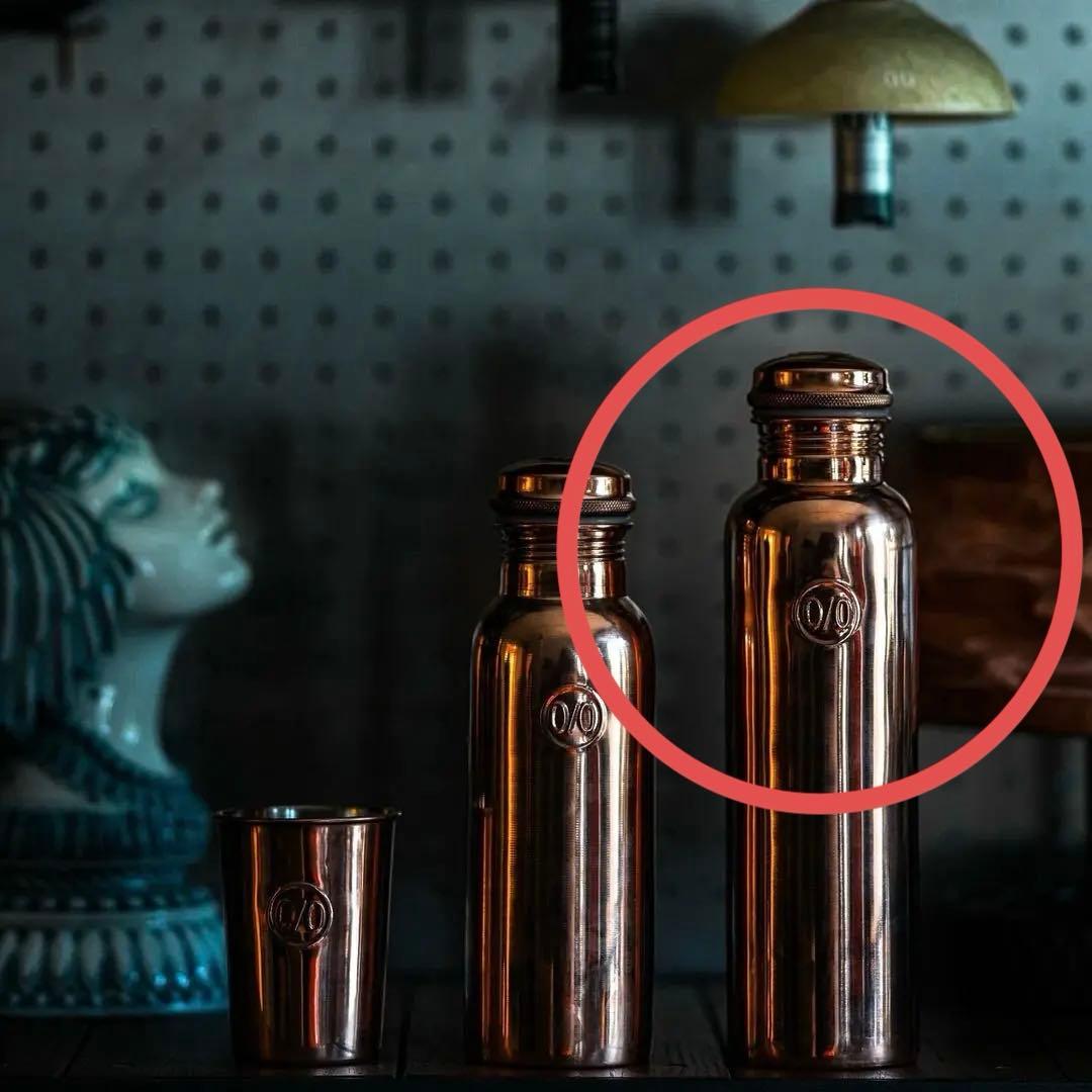 ライト・ランタン neru design works Solid copper bottle M