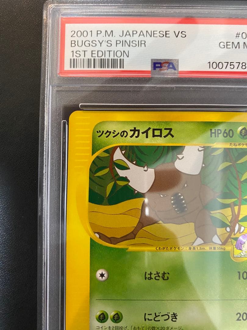 ツクシのカイロス psa10 ● ポケモンカードe★VS 010/141