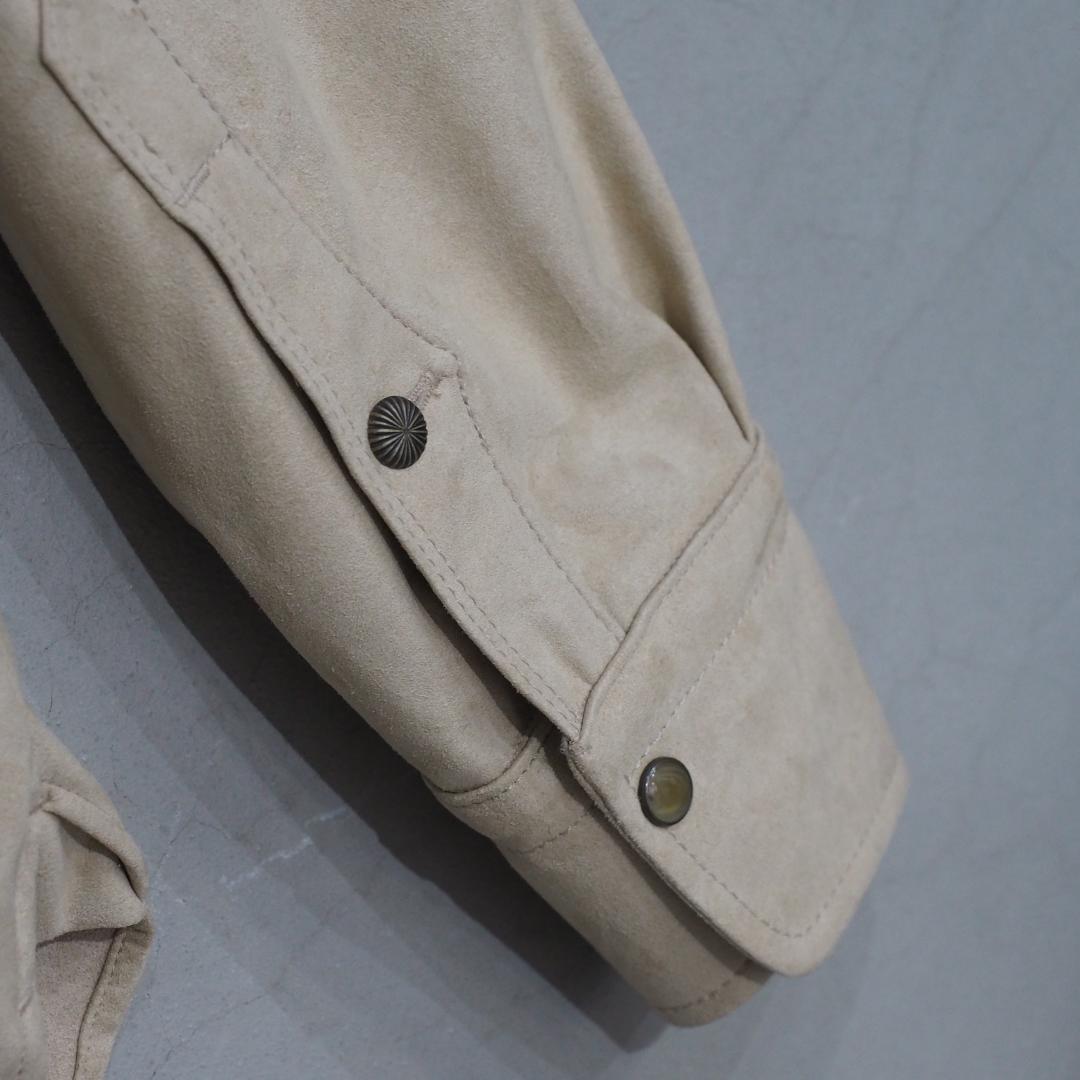 超美品 TMT AMARETTA SUEDE SHIRTS 定価 33000円