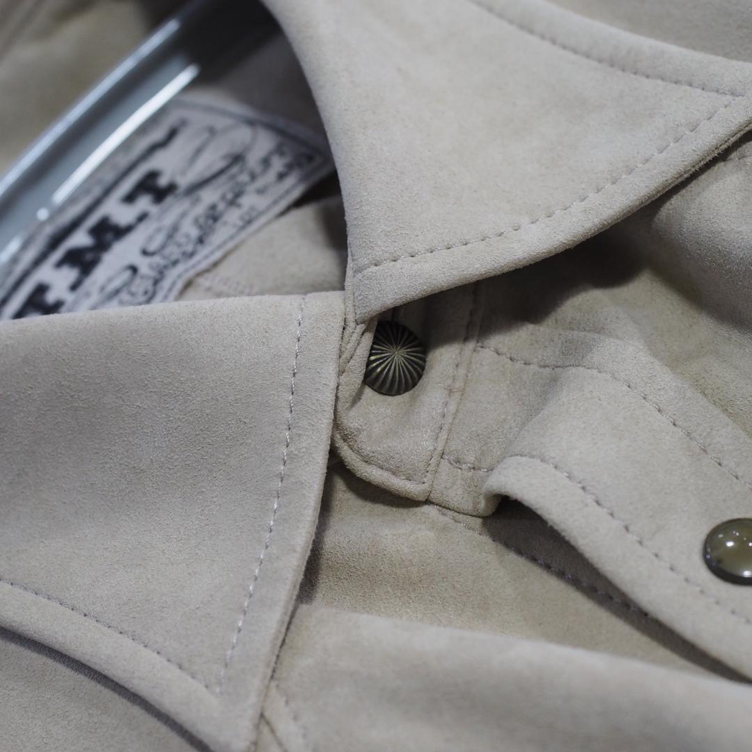 超美品 TMT AMARETTA SUEDE SHIRTS 定価 33000円