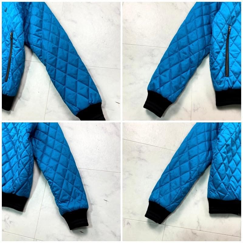 フレッドペリー リバーシブル キルティング ブルゾン 刺繍ロゴ